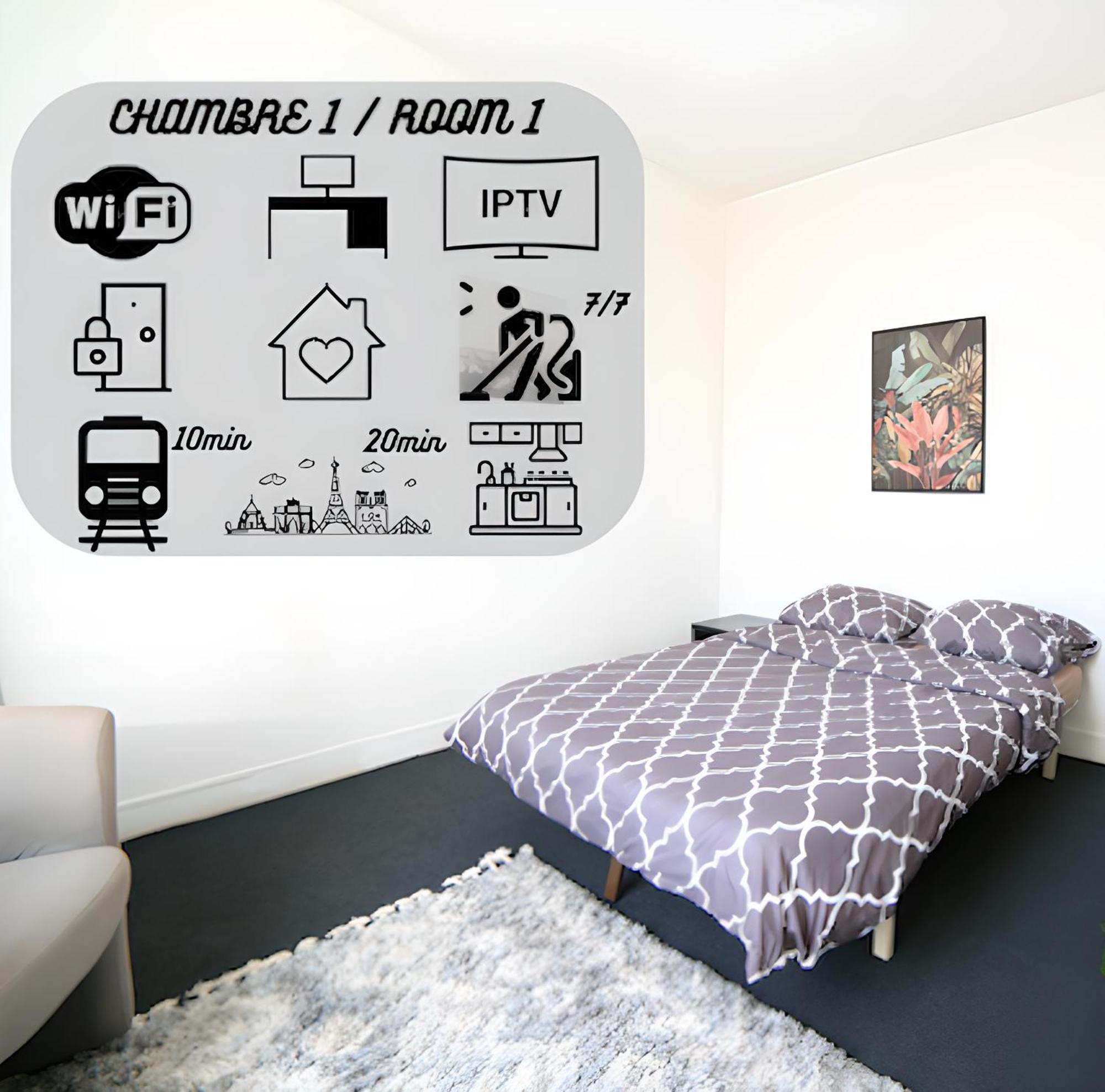 Chambre 1, Calme, 1 Station De Paris, Bureau Maisons-Alfort Exteriör bild